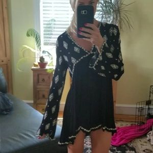 Free People embroiled tunic dress